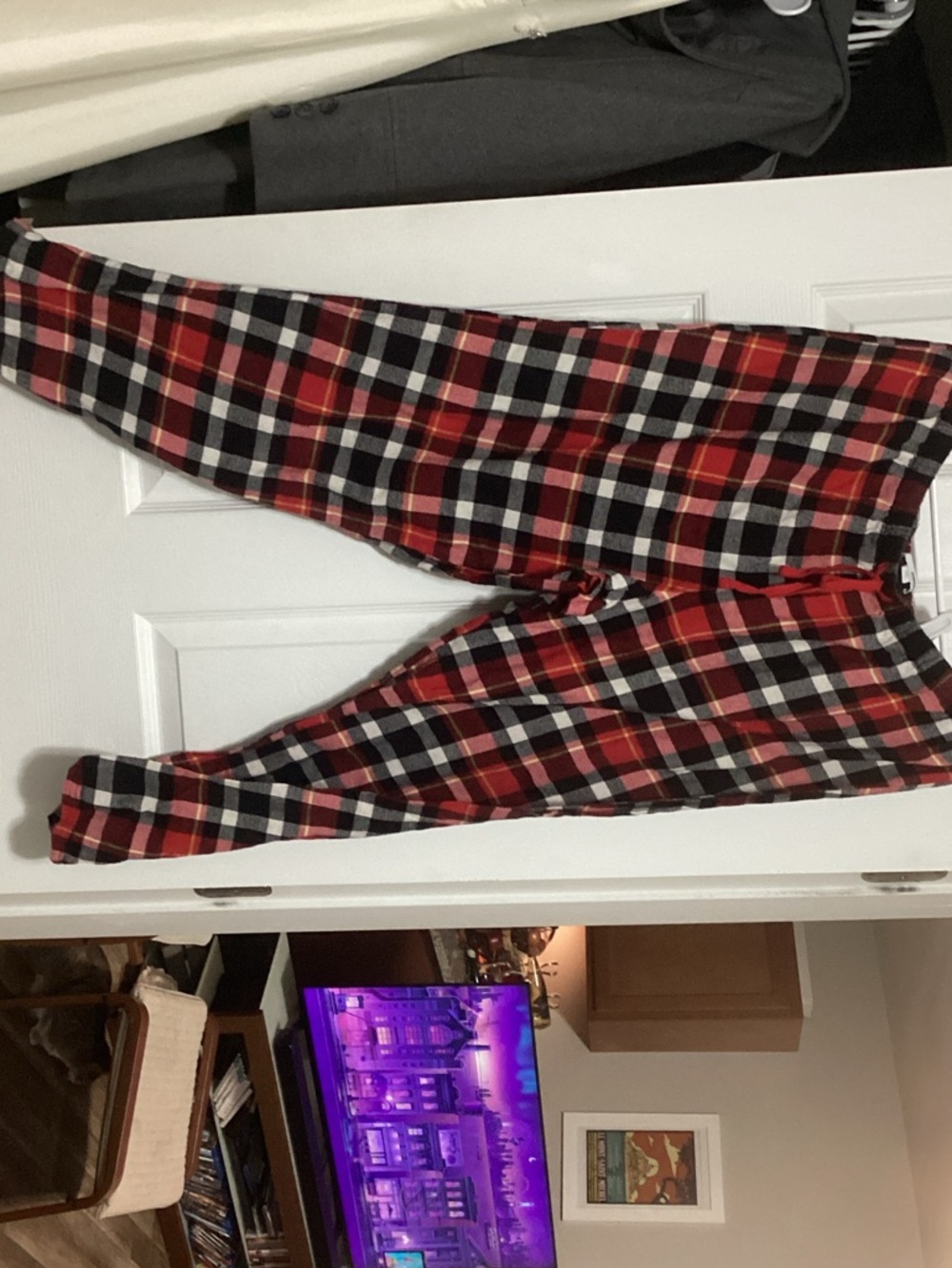Sonoma Red Black White Plaid Pajama Pants